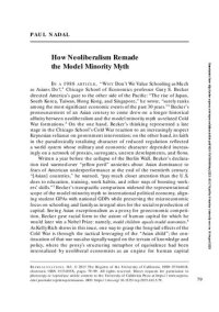 cover of the book How Neoliberalism Remade the Model Minority Myth