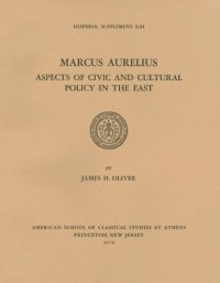 cover of the book Marcus Aurelius: Aspects of Civic and Cultural Policy in the East 