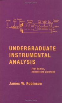 cover of the book Undergraduate Instrumental Analysis, Fifth Edition