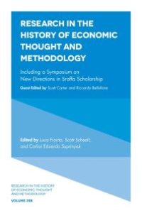 cover of the book Including a Symposium on New Directions in Sraffa Scholarship