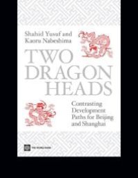 cover of the book Two Dragon Heads : Contrasting Development Paths for Beijing and Shanghai