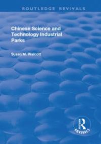 cover of the book Chinese Science and Technology Industrial Parks