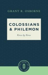 cover of the book Colossians & Philemon Verse by Verse