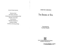 cover of the book The Enigma of Evil