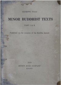 cover of the book Minor Buddhist Texts