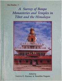 cover of the book A Survey of Bonpo Monasteries and Temples in Tibet and Himalaya