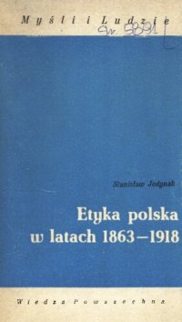 cover of the book Etyka polska w latach 1863-1918