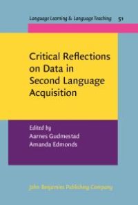 cover of the book Critical Reflections on Data in Second Language Acquisition