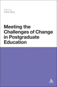 cover of the book Meeting the Challenges of Change in Postgraduate Education