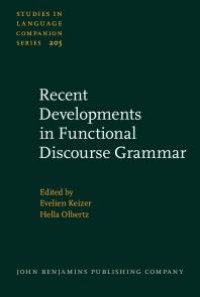 cover of the book Recent Developments in Functional Discourse Grammar