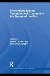 cover of the book Internationalization, Technological Change and the Theory of the Firm