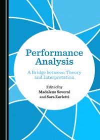 cover of the book Performance Analysis : A Bridge Between Theory and Interpretation