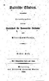 cover of the book Baltische Studien