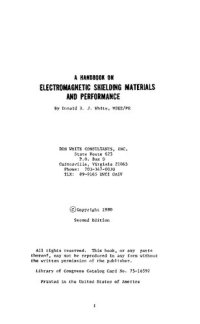 cover of the book A Handbook on Electromagnetic Shielding Materials and Performance