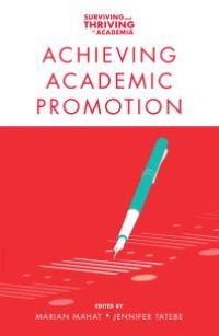 cover of the book Achieving Academic Promotion