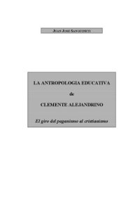 cover of the book La antropología educativa de Clemente Alejandrino