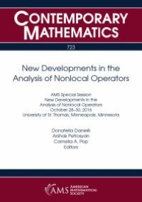 cover of the book New Developments in the Analysis of Nonlocal Operators