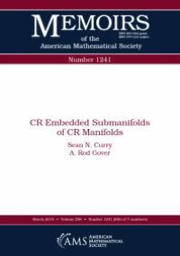 cover of the book CR Embedded Submanifolds of CR Manifolds