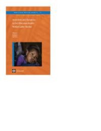 cover of the book Incentives and Dynamics in the Ethiopian Health Worker Labor Market