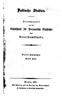 cover of the book Baltische Studien