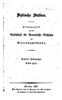 cover of the book Baltische Studien