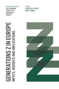 cover of the book Generations Z in Europe : Inputs, Insights and Implications