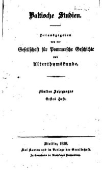 cover of the book Baltische Studien