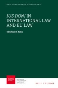 cover of the book Ius Doni in International Law and EU Law