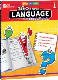 cover of the book 180 Days of Language for First Grade : Practice, Assess, Diagnose