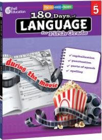 cover of the book 180 Days of Language for Fifth Grade : Practice, Assess, Diagnose