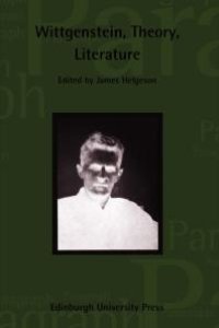 cover of the book Wittgenstein, Theory, Literature