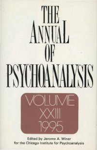 cover of the book The Annual of Psychoanalysis, V. 23