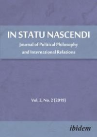 cover of the book In Statu Nascendi : Journal of Political Philosophy and International Relations    2019/2