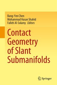 cover of the book Contact Geometry of Slant Submanifolds