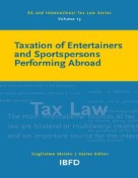 cover of the book Taxation of Entertainers and Sportspersons Performing Abroad