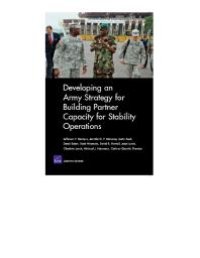 cover of the book Developing an Army Strategy for Building Partner Capacity for Stability Operations