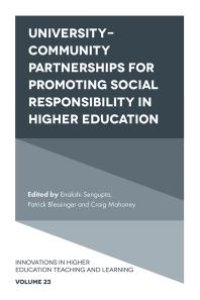 cover of the book University-Community Partnerships for Promoting Social Responsibility in Higher Education