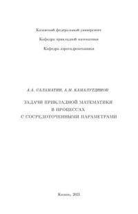 cover of the book Задачи прикладной математики в процессах с сосредоточенными параметрами