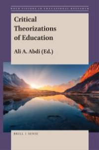 cover of the book Critical Theorizations of Education