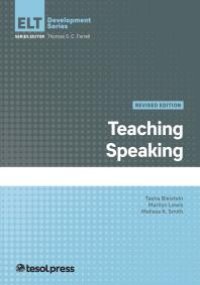 cover of the book Teaching Speaking, Revised Edition