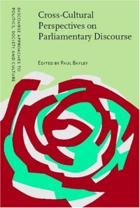 cover of the book Cross-Cultural Perspectives on Parliamentary Discourse