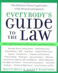 cover of the book Everybody's Guide to the Law: All The Legal Information You Need in One Comprehensive Volume