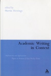 cover of the book Academic Writing in Context: Implications and Applications