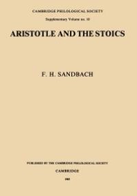 cover of the book Aristotle and the Stoics