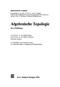 cover of the book Algebraiscbe Topologie