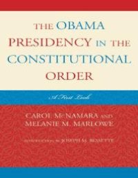 cover of the book The Obama Presidency in the Constitutional Order : A First Look