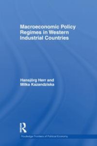 cover of the book Macroeconomic Policy Regimes in Western Industrial Countries