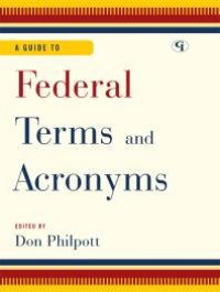 cover of the book A Guide to Federal Terms and Acronyms