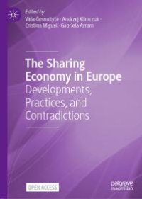 cover of the book The Sharing Economy in Europe : Developments, Practices, and Contradictions