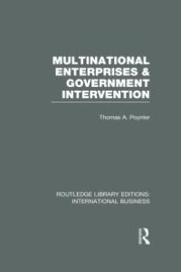 cover of the book Multinational Enterprises and Government Intervention (RLE International Business)